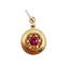 Pendentif Pendentif victorien - Pendentif en or rose 18k grenat 58 Facettes A07108