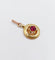 Pendentif Pendentif victorien - Pendentif en or rose 18k grenat 58 Facettes A07108