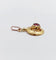 Pendentif Pendentif victorien - Pendentif en or rose 18k grenat 58 Facettes A07108