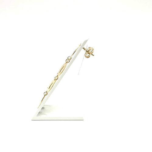 Boucles d'oreilles Boucles d'oreilles pendantes en or jaune 58 Facettes Z1351960