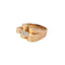 Bague 61 Bague Tank vintage en or jaune et 3 diamants 58 Facettes 1