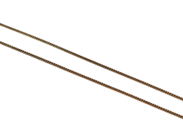 Collier Chaîne maille gourmette en or jaune 18K (39 cm) 58 Facettes Ref1934