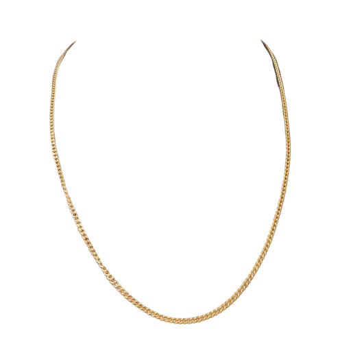 Collier Collier chaîne fine en or jaune 18 carats 58 Facettes V21