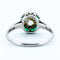 Ring 54 Halo-ring i Platin, smaragder og diamanter 58 Facettes 05BD5AD7D3304DC6B1AAC3B2841A7E82