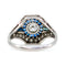 Bague 51.9 Bague Art déco en platine, diamants et saphirs 58 Facettes 4DC6CBC97F1B4D538C244260B6B76D38