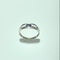 Ring van 18-karaats witgoud met blauwe steen 58 Facettes 260043