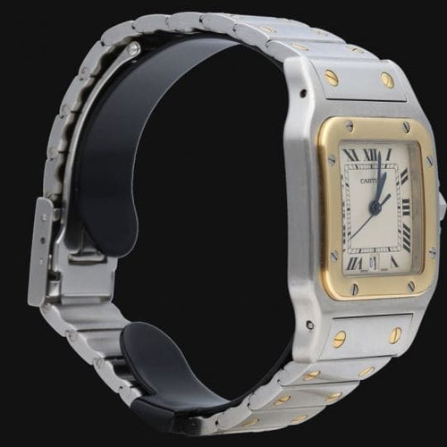 Montre Cartier Santos Galbée - Montre en or jaune et acier 58 Facettes MT45908