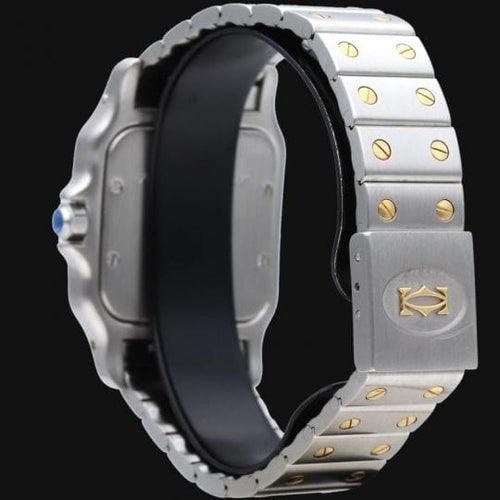 Montre Cartier Santos Galbée - Montre en or jaune et acier 58 Facettes MT45908