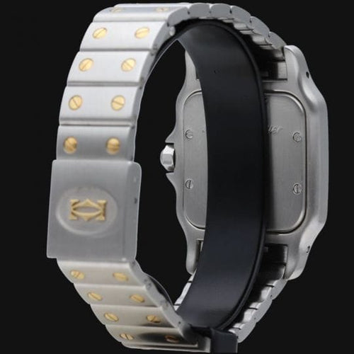 Montre Cartier Santos Galbée - Montre en or jaune et acier 58 Facettes MT45908