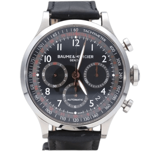 Montre Baume & Mercier - Montre Capeland Chronograph 58 Facettes MT46073