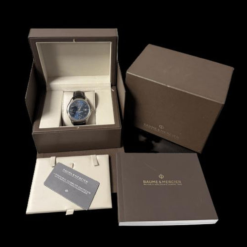Montre Baume & Mercier Clifton - Montre automatique en acier 58 Facettes MT46078