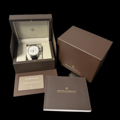 Montre Baume & Mercier - Montre Capeland automatique en acier 58 Facettes MT46088