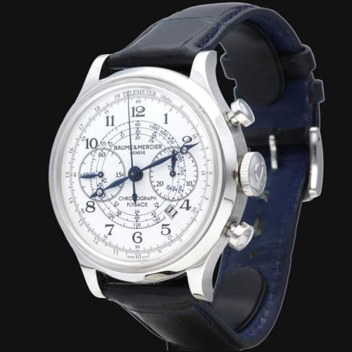 Montre Baume & Mercier - Montre Capeland automatique en acier 58 Facettes MT46088