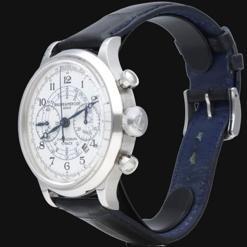 Montre Baume & Mercier - Montre Capeland automatique en acier 58 Facettes MT46088