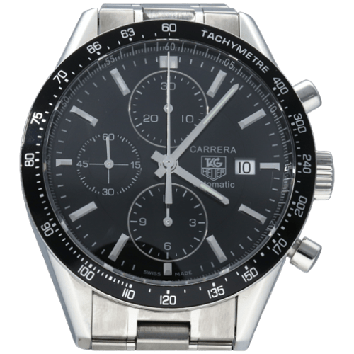 Montre TAG Heuer Carrera - Montre Chronographe Calibre 16 en acier 58 Facettes MT46528