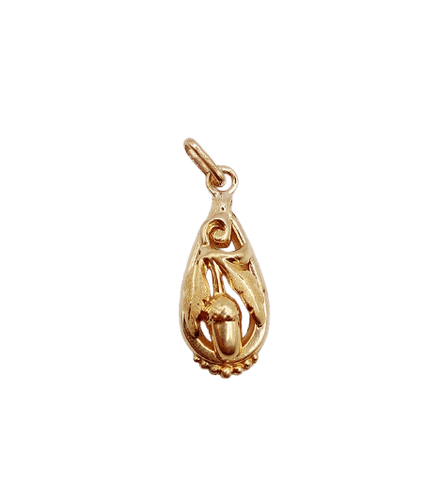 Pendentif Pendentif victorien - Pendentif fleur en or rose 18k 58 Facettes A07112