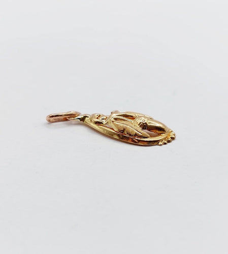 Pendentif Pendentif victorien - Pendentif fleur en or rose 18k 58 Facettes A07112
