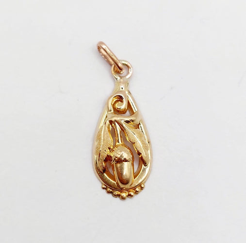 Pendentif Pendentif victorien - Pendentif fleur en or rose 18k 58 Facettes A07112