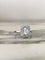 Bague 54 Bague en or blanc 18K sertie d'aigue-marine et diamants 58 Facettes 264
