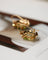 Boucles d'oreilles Boucles d'oreilles - Paire tank en or jaune 750 et fluorite 58 Facettes A11898