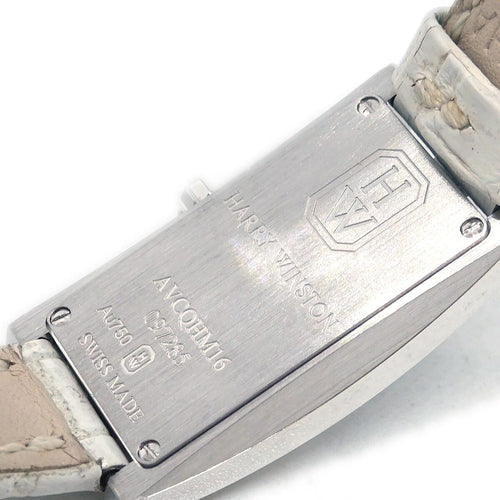 Montre Harry Winston - Montre Avenue C quartz en or blanc et alligator 58 Facettes dqvdi9