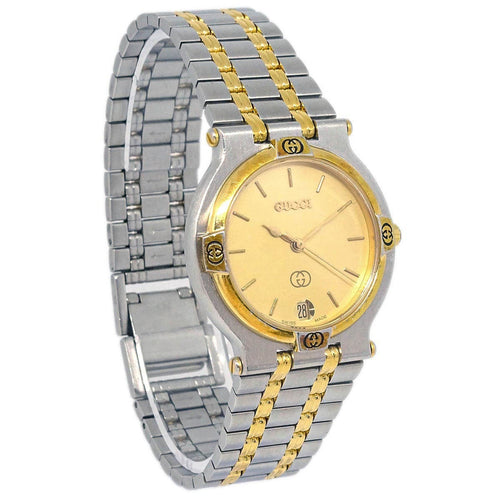 Montre Gucci - Montre 9000L Quartz en acier inoxydable plaqué métal 58 Facettes z2qi6o77l0