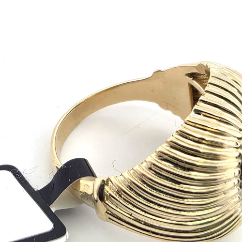 Bague 52 Anello en or jaune 18 kt avec grand diamant 58 Facettes 299/26 A