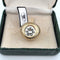Bague 52 Anello en or jaune 18 kt avec grand diamant 58 Facettes 299/26 A