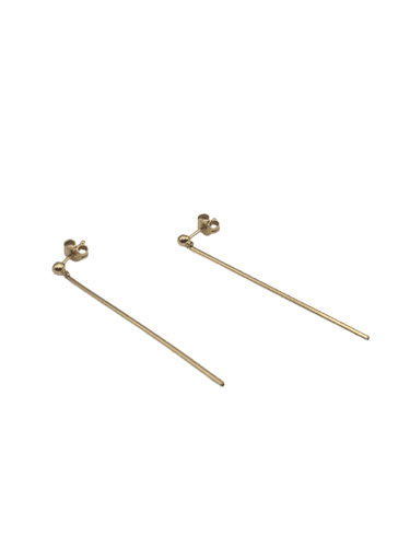 Boucles d'oreilles Boucles d'oreilles pendantes en or jaune 58 Facettes #BT