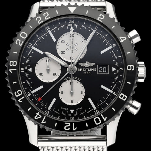 Montre Breitling Chronoliner - Montre automatique en acier 58 Facettes BTL/NVT/108