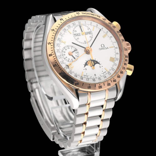 Montre Omega Speedmaster - Montre Triple Date Moonphase en or rose et acier 58 Facettes OMG/SPE/585