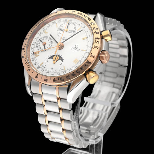 Montre Omega Speedmaster - Montre Triple Date Moonphase en or rose et acier 58 Facettes OMG/SPE/585
