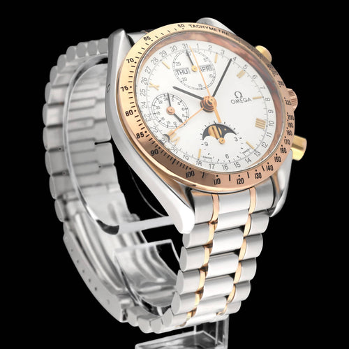 Montre Omega Speedmaster - Montre Triple Date Moonphase en or rose et acier 58 Facettes OMG/SPE/585