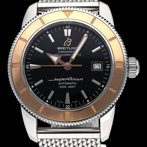 Montre Breitling - Montre Superocean Héritage 42 en acier et or rose 58 Facettes BTL/SOC/130