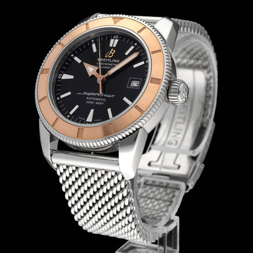 Montre Breitling - Montre Superocean Héritage 42 en acier et or rose 58 Facettes BTL/SOC/130