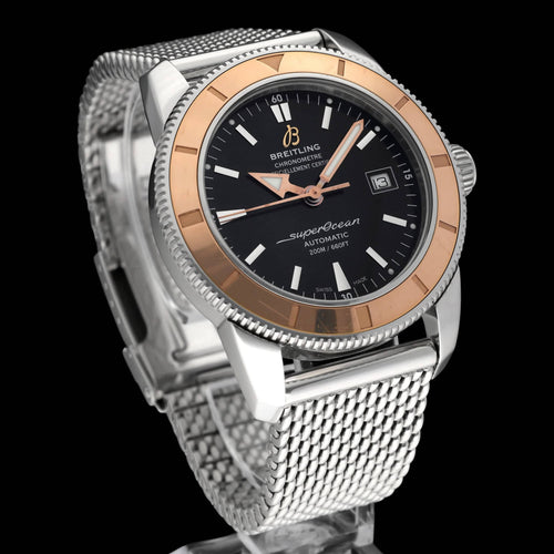 Montre Breitling - Montre Superocean Héritage 42 en acier et or rose 58 Facettes BTL/SOC/130