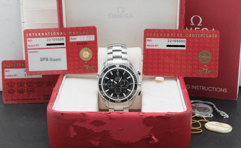Montre Omega Seamaster Planet Ocean - Montre automatique en acier 58 Facettes OMG/SEA/407