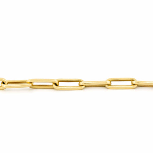 Bracelet Bracelet maille trombone vintage en or 14 carats 58 Facettes 879A377B4EEA49CF8654A8D66BC5DD9A