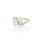 Bague 54 Bague Toi & moi en or jaune et blanc 18k et diamants 58 Facettes