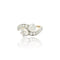 Bague 54 Bague Toi & moi en or jaune et blanc 18k et diamants 58 Facettes
