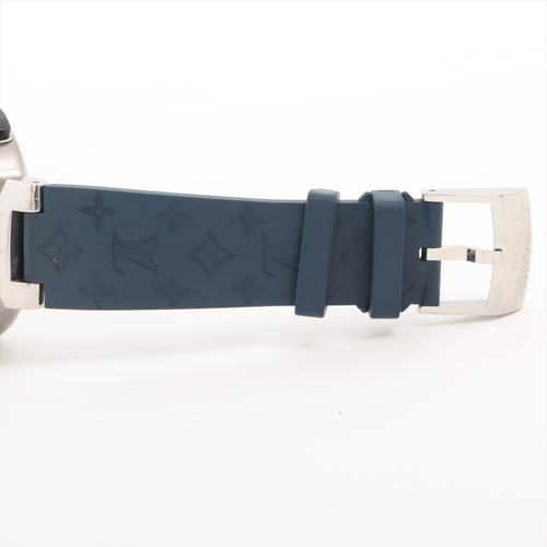 Montre Louis Vuitton Tambour - Montre quartz en acier 58 Facettes tmrs01