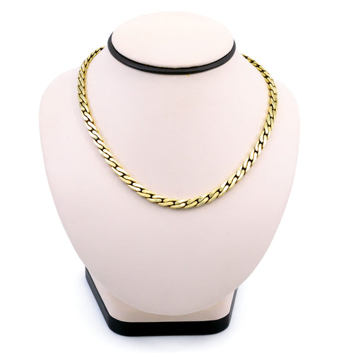 Collier Chaîne S-Link vintage en or jaune 14k 58 Facettes 8DD34AAB698F460D9471A428E13C43C7
