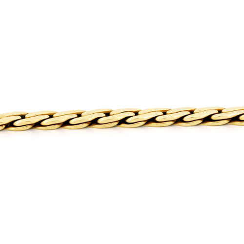 Collier Chaîne S-Link vintage en or jaune 14k 58 Facettes 8DD34AAB698F460D9471A428E13C43C7