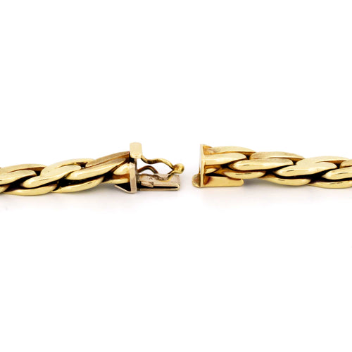 Collier S-Link - Collier chaîne vintage en or 14 carats 58 Facettes 8DD34AAB698F460D9471A428E13C43C7
