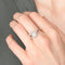 Bague 53 Spirale - Bague en or blanc et diamants 58 Facettes BO/220071