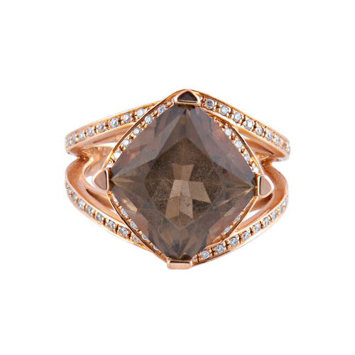 Bague 51 MAUBOUSSIN - Bague Couleur d'émotion en or rose quartz fumé 58 Facettes BO/220072