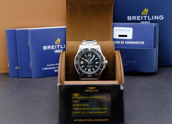 Montre Breitling Superocean II 44 - Montre en acier 58 Facettes BTL/SOC/129