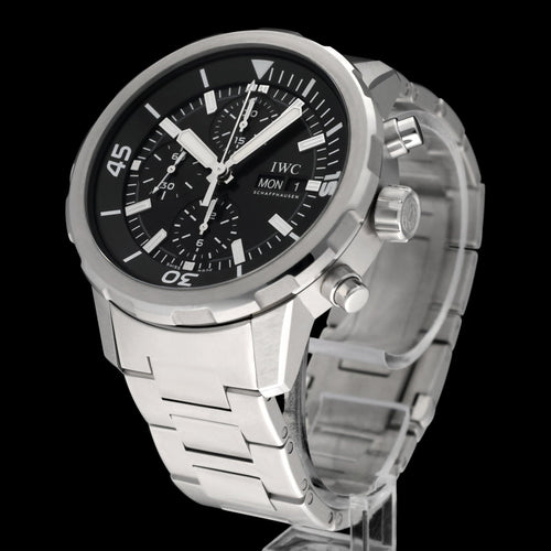 Montre IWC Aquatimer - Montre chronographe automatique IW376804 en acier 58 Facettes IWC/AQT/008