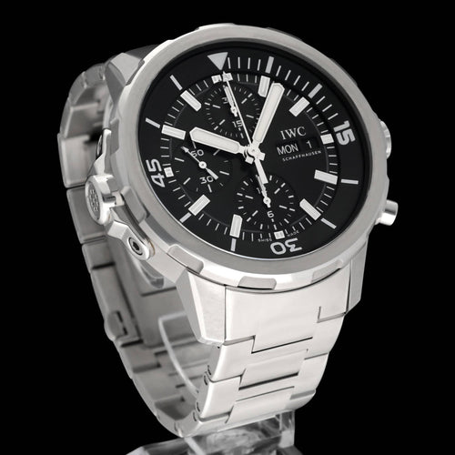 Montre IWC Aquatimer - Montre chronographe automatique IW376804 en acier 58 Facettes IWC/AQT/008