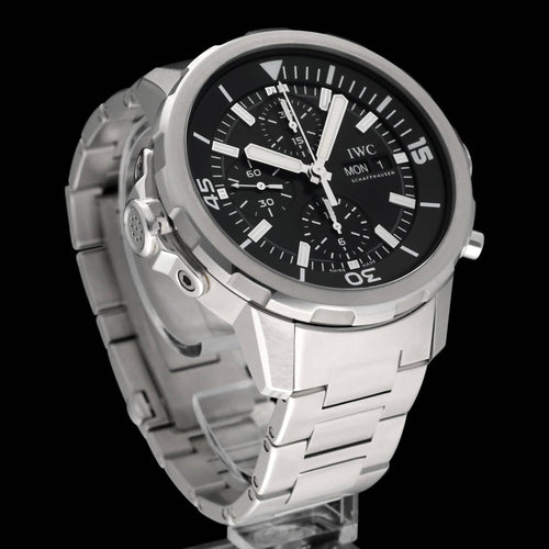 Montre IWC Aquatimer - Montre chronographe automatique IW376804 en acier 58 Facettes IWC/AQT/008